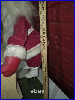 Rare 1963 Harold Gale Santa Claus T Chest Christmas Store Display Mechanical 27
