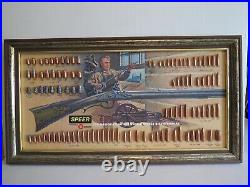 Rare 1976 Speer Ammunition Store Display Bullet Chart United States Bicentennial