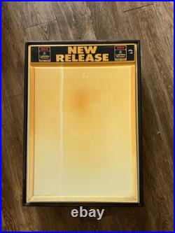 Rare 1980's RCA Columbia Pictures Home Video Store Lighted Display Box Sign