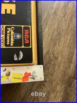 Rare 1980's RCA Columbia Pictures Home Video Store Lighted Display Box Sign