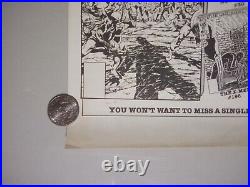 Rare 1985 Secret Wars II #1 Store Display Promo Poster! First Physical Beyonder