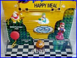 Rare 1990 Mcdonalds Super Mario Bros. 3 Happy Meal Store Toy Display 16.5h Exc