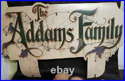 Rare 1990s Addams Family Cardboard Video Store Movie Display