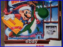 Rare 1991 Pepsi Super Nintendo Store Display Poster / SNES Give Away Promotional