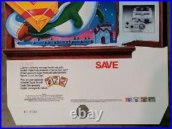 Rare 1991 Pepsi Super Nintendo Store Display Poster / SNES Give Away Promotional