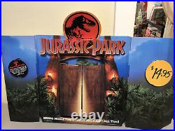 Rare 1994 Jurassic Park Home Video Store Display Standee Animatronic Display