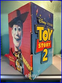 Rare 1999 Disney Toy Story 2 Original Movie Theater Video Store Display Inv-1915