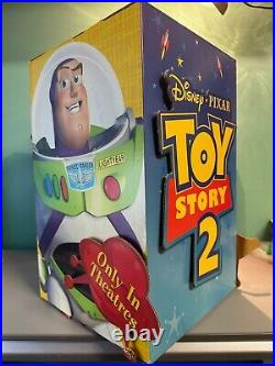 Rare 1999 Disney Toy Story 2 Original Movie Theater Video Store Display Inv-1915