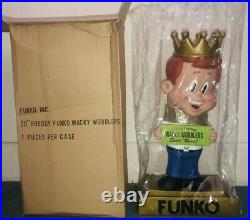 Rare 2002 Vintage Freddy Funko Wacky Wobbler 20 Store Display Bobblehead Nib