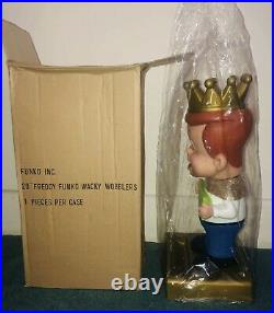 Rare 2002 Vintage Freddy Funko Wacky Wobbler 20 Store Display Bobblehead Nib