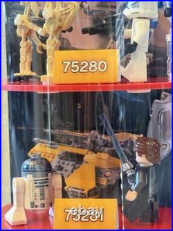 Rare 2020 LEGO Star Wars Store Display Minifigures 75291, 75286, 75281, 75280