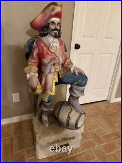 Rare 4ft Captain Morgan Statue Store/ Bar Advertising Display