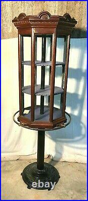 Rare 6' Revolving Tower Showcase / Display, Country / General / Jewelry Store