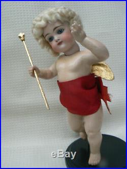 Rare 9 Kestner Bisque Angel Doll Closed Mouth Antique Store Display Christmas