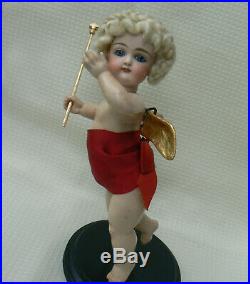 Rare 9 Kestner Christmas Angel Bisque Doll Store Display Closed Mouth Antique