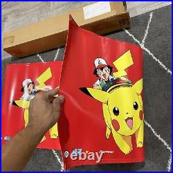 Rare 90's Authentic Pokémon Nintendo Video Promo Store Display Banner 48x 18