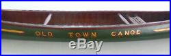 Rare Antique 1920's 48 Green Salesman Sample Store Display Old Town Canoe