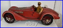 Rare Antique Alfa Romeo Bugatti Race Car Store Display Huge Model Car 29 inches