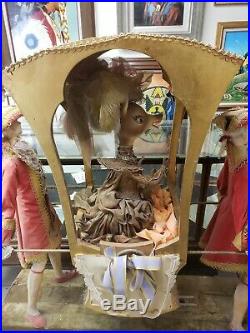 Rare Antique Animated Mechanical Victorian Store Window Display Automaton Xmas