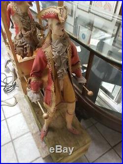 Rare Antique Animated Mechanical Victorian Store Window Display Automaton Xmas