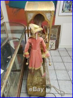 Rare Antique Animated Mechanical Victorian Store Window Display Automaton Xmas