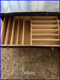 Rare Antique Beauty Supply Cabinet La Cross General Store Display Case 13.5