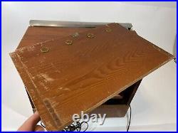 Rare Antique Kaywoodie Pipe Tobacco Wood Rotate Countertop Retail Store Display