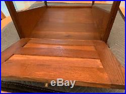 Rare Antique Late 1800's General Store Oak Display Cabinet Candy & Dry Goods