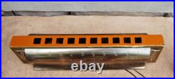 Rare Antique M. Hohner Store Display Marine Band Harmonica A440 Advertising