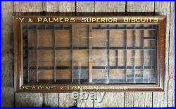 Rare Antique Palmers Biscuits Advertising Country Store Flat Counter Top Display