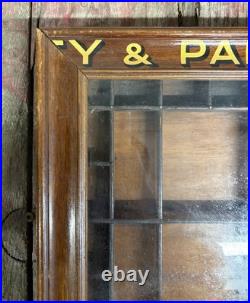 Rare Antique Palmers Biscuits Advertising Country Store Flat Counter Top Display