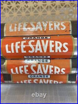 Rare Antique Vintage Life Savers 10 Flavor Metal Tin Candy Rack Store Display