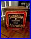 Rare Antique c. 1915 Loose Wiles Sunshine Biscuits Metal Store Display Box
