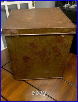 Rare Antique c. 1915 Loose Wiles Sunshine Biscuits Metal Store Display Box