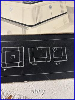 Rare Art Deco Daggett Ramsdell Retail Store Display Diagram Sketch Watercolor