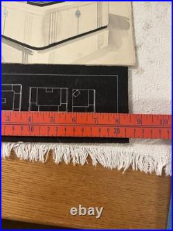Rare Art Deco Daggett Ramsdell Retail Store Display Diagram Sketch Watercolor