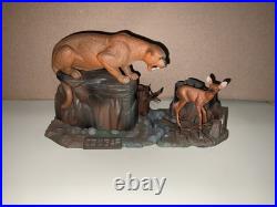 Rare Aurora Cougar & Fawn Store Display Nicest Promo Of The Wildlife Series