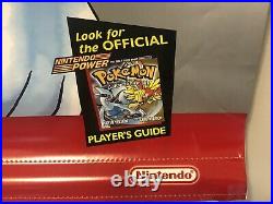 Rare! Authentic Pokémon Gold Nintendo Gameboy Color Promo Store Display Banner