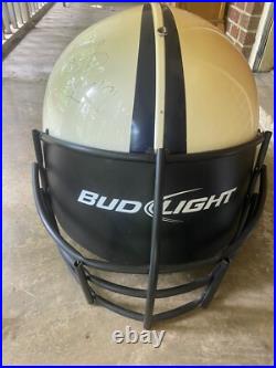 Rare Autographed Tennessee Titans Bud Light Helmet store display