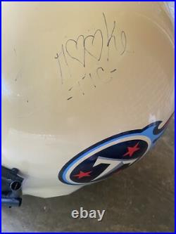 Rare Autographed Tennessee Titans Bud Light Helmet store display