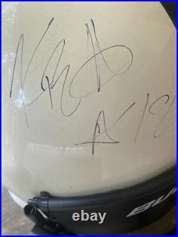 Rare Autographed Tennessee Titans Bud Light Helmet store display