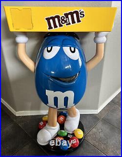 Rare Blue M&M Candy Character Store Display 45 Tall