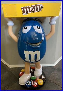 Rare Blue M&M with Tray Candy Character Store Display