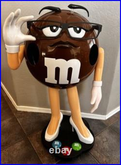 Rare Brown M&M Store Candy Display Character For Candy And Nuts