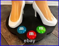 Rare Brown M&M Store Candy Display Character For Candy And Nuts