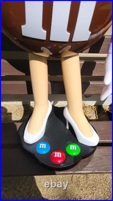 Rare Brown M&M Store Candy Display Character For Candy And Nuts 40