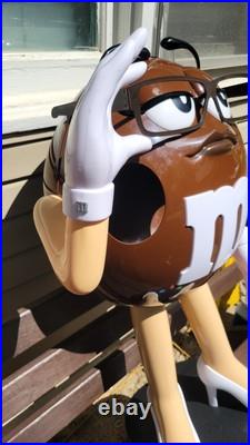 Rare Brown M&M Store Candy Display Character For Candy And Nuts 40