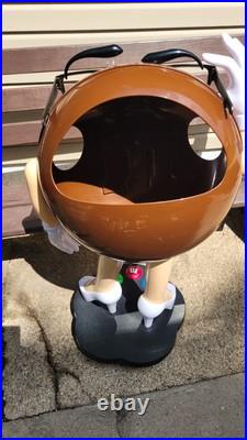Rare Brown M&M Store Candy Display Character For Candy And Nuts 40