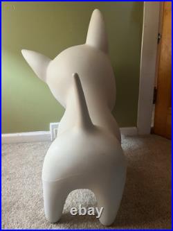 Rare Bullseye Target Dog Statue Store Display Bull Terrier Sculpture