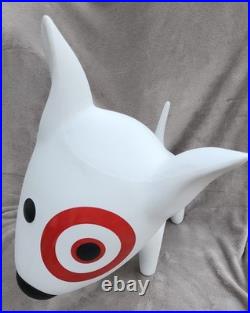 Rare Bullseye Target Dog Statue Store Display Bull Terrier Sculpture Standing